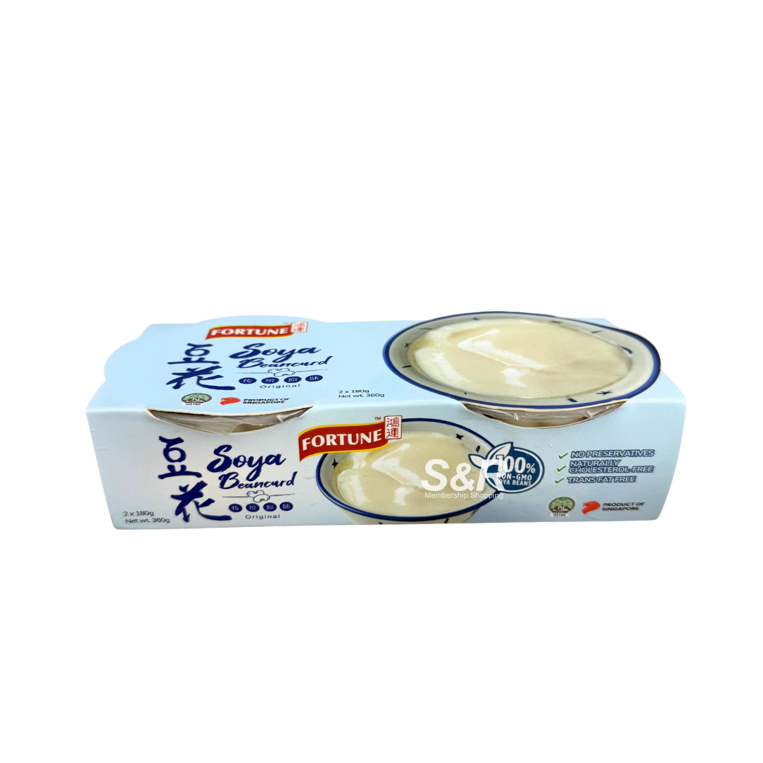 Fortune Soya Beancurd Original 2x180g Fortune Soya Beancurd Original 2x180g